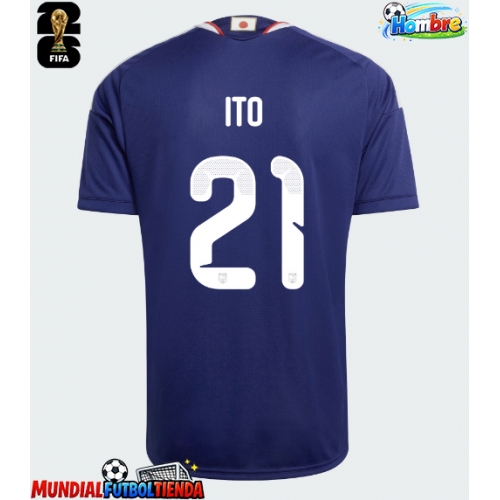 Camiseta Japón Hiroki Ito #21 Primera Equipación Replica Mundial 2026 mangas cortas